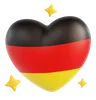 Germany Heart Flag