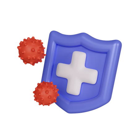 Germs Protection  3D Icon