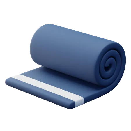 Gerolltes Fitnesshandtuch  3D Icon