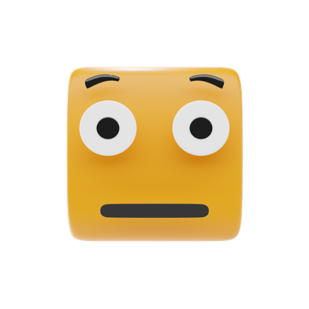 Gerötetes Gesicht-Emoji  3D Icon