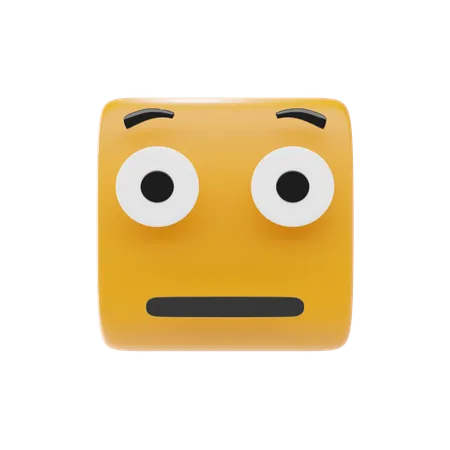 Gerötetes Gesicht-Emoji  3D Icon