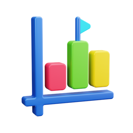 Geschäftlicher Erfolg  3D Icon