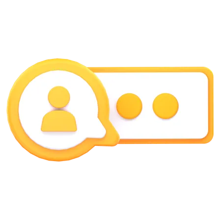 Geschäftschat  3D Icon