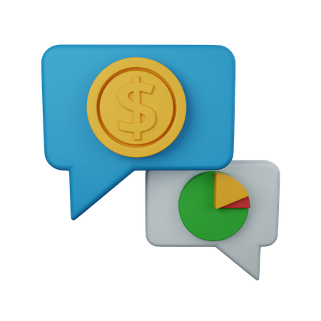 Geschäftschat  3D Icon