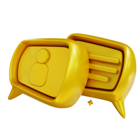 Geschäftschat  3D Icon