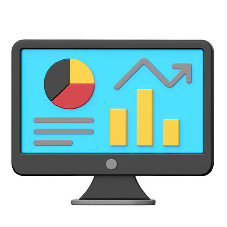 Geschäfts-Dashboard  3D Icon