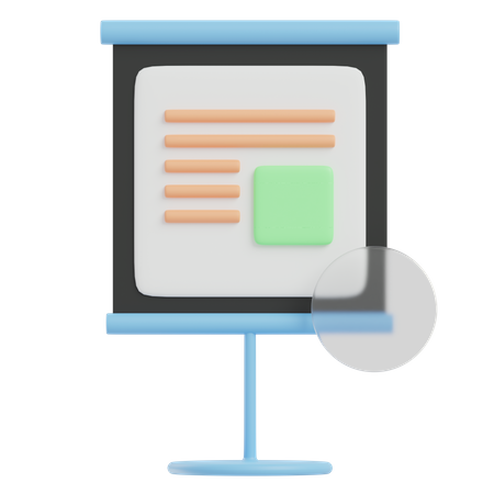 Geschäfts Präsentation  3D Icon