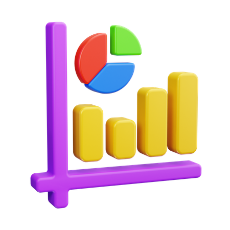 Wirtschaftsanalyse  3D Icon