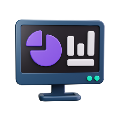 Wirtschaftsanalyse  3D Icon