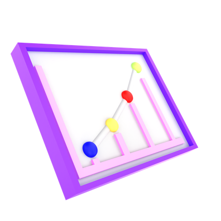 Wirtschaftsanalyse  3D Icon