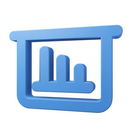 Wirtschaftsanalyse  3D Icon