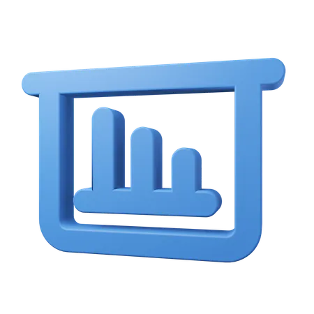 Wirtschaftsanalyse  3D Icon