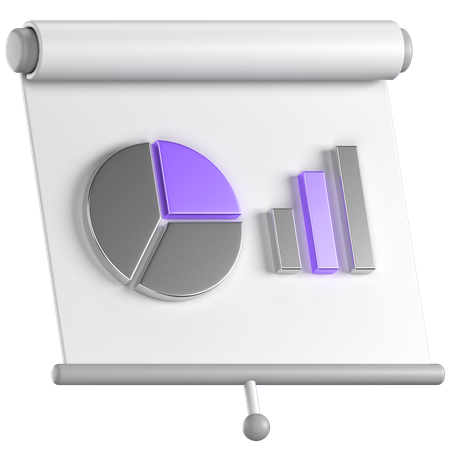 Wirtschaftsanalyse  3D Icon