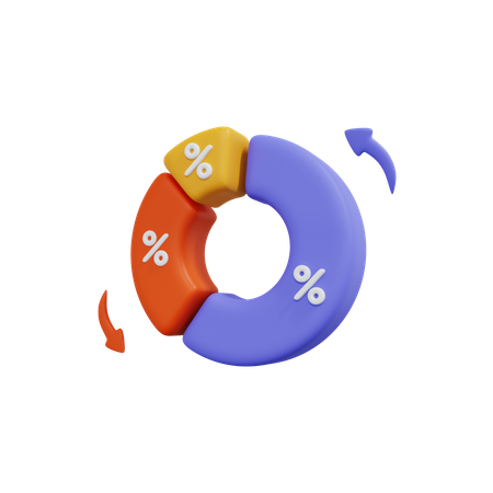 Wirtschaftsanalyse  3D Icon