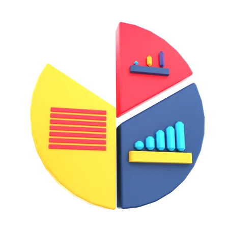 Wirtschaftsanalyse  3D Icon