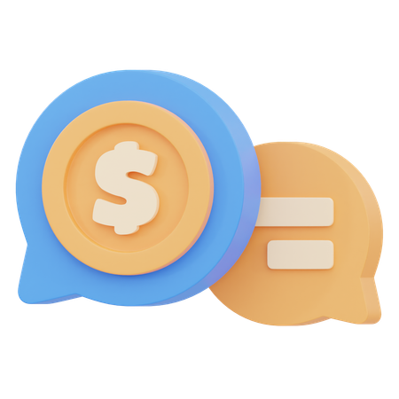 Geschäftschat  3D Icon
