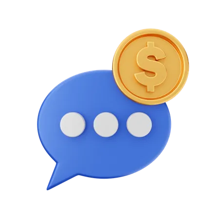 Geschäftschat  3D Icon