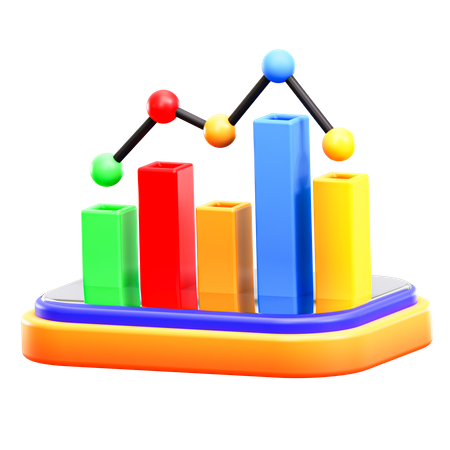 Geschäftsdaten  3D Icon