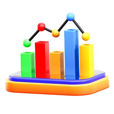 Geschäftsdaten  3D Illustration