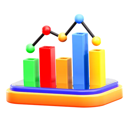 Geschäftsdaten  3D Illustration