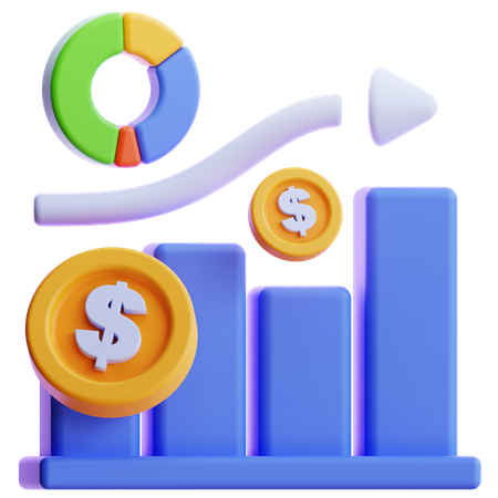 Geschäftsdiagramm  3D Icon