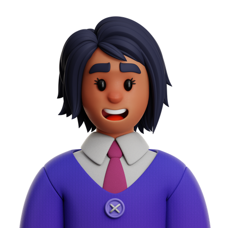 Geschäftsfrau  3D Icon