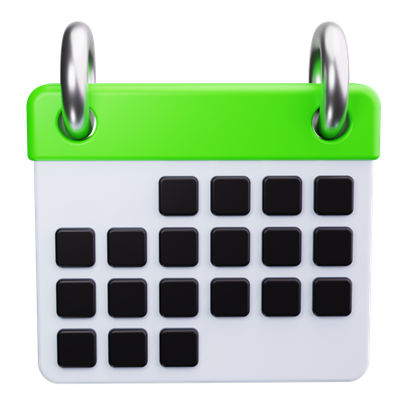 Geschäftskalender  3D Icon