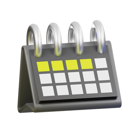 Geschäftskalender  3D Icon