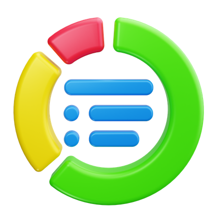 Geschäftskreisdiagramm  3D Icon