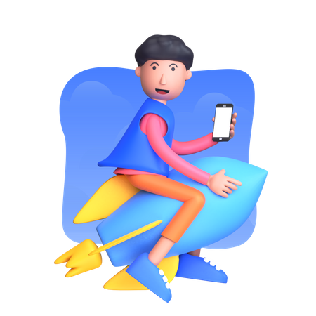 Geschäftsmann gründet neues Geschäft  3D Icon