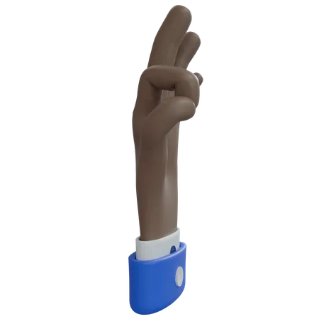 Geschäftsmann hand ok braune hand  3D Icon