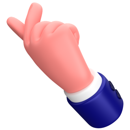 Geschäftsmann, koreanisch, liebe, finger, hand, geste, zeichen  3D Icon