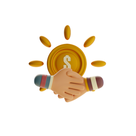 Berufliche Partnerschaft  3D Icon