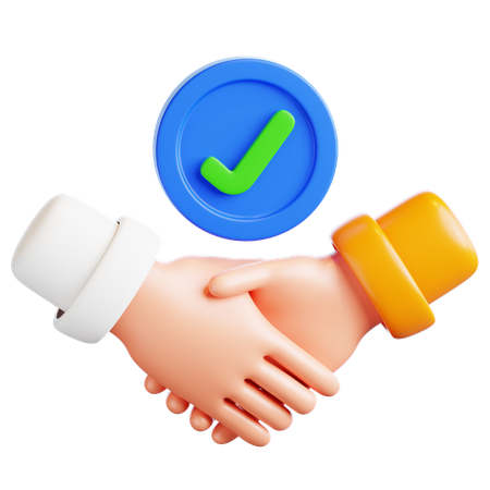 Berufliche Partnerschaft  3D Icon