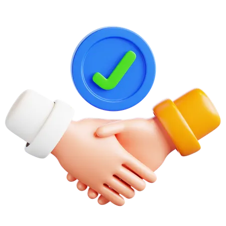 Berufliche Partnerschaft  3D Icon