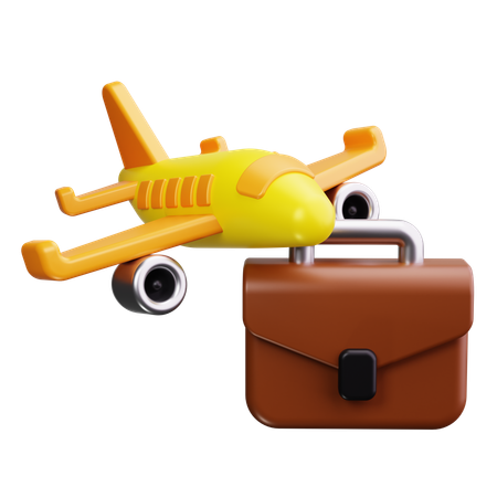 Geschäftsreise  3D Icon