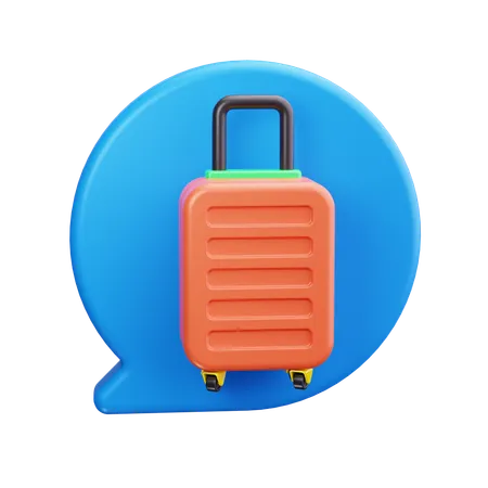 Geschäftsreise  3D Icon