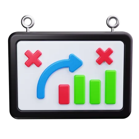 Geschäftsstrategie  3D Icon