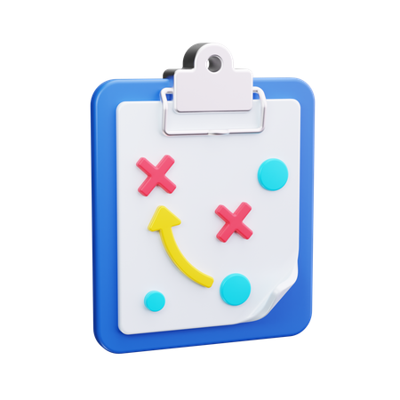Geschäftsstrategie  3D Icon