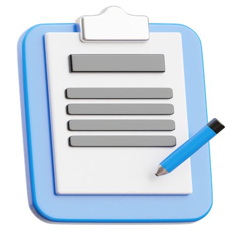Geschäftsvertrag  3D Icon