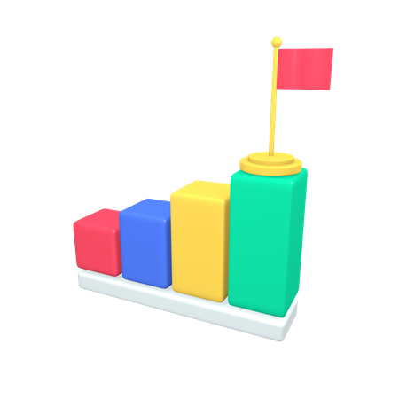 Geschäftswachstum  3D Illustration