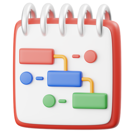 Geschäftszeitplan 3D Icon