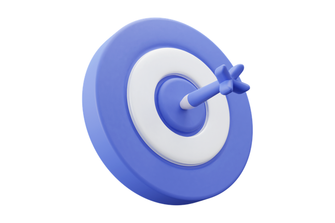 Geschäftsziel  3D Icon