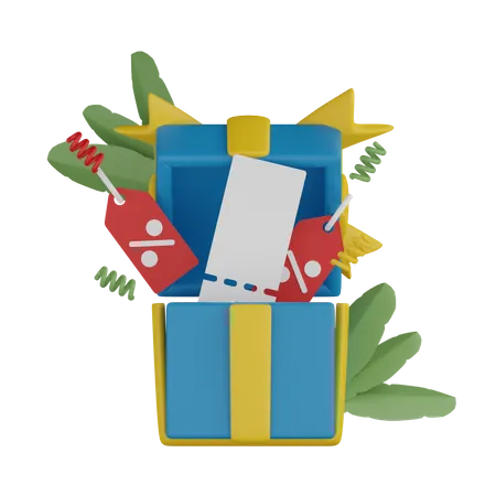 Geschenkangebot  3D Icon