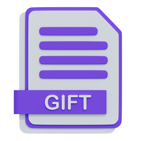 Geschenkdatei  3D Icon