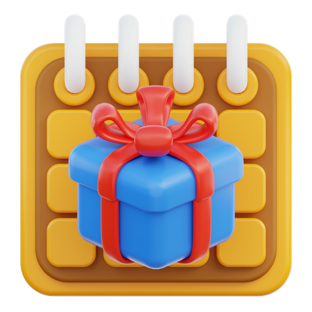 Geschenkdatum  3D Icon