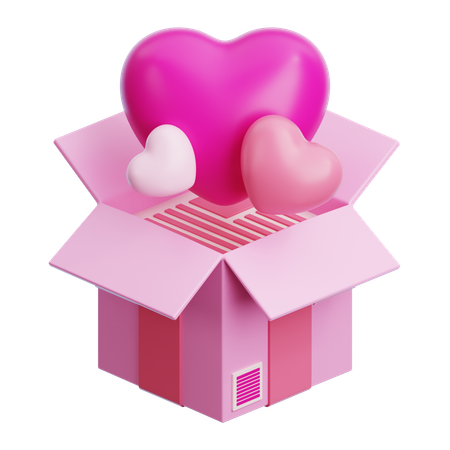 Geschenk Liebe  3D Icon