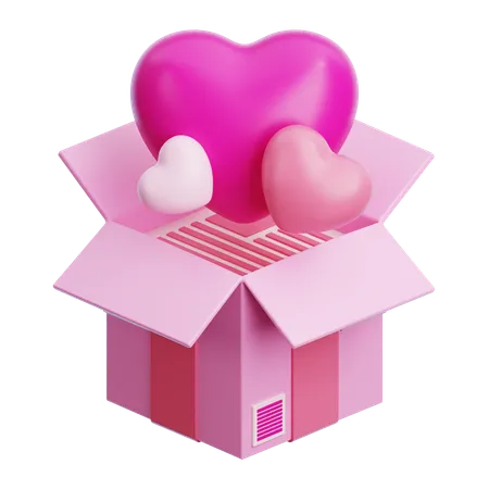 Geschenk Liebe  3D Icon