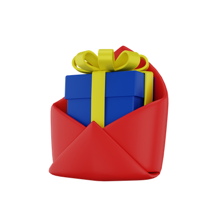 Geschenkpost  3D Icon