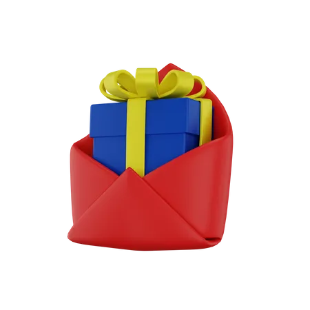 Geschenkpost  3D Icon